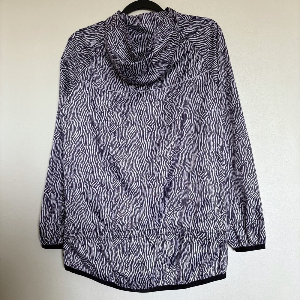 Nike Tech Windrunner Jacket Size Small Zebra Purp… - image 7